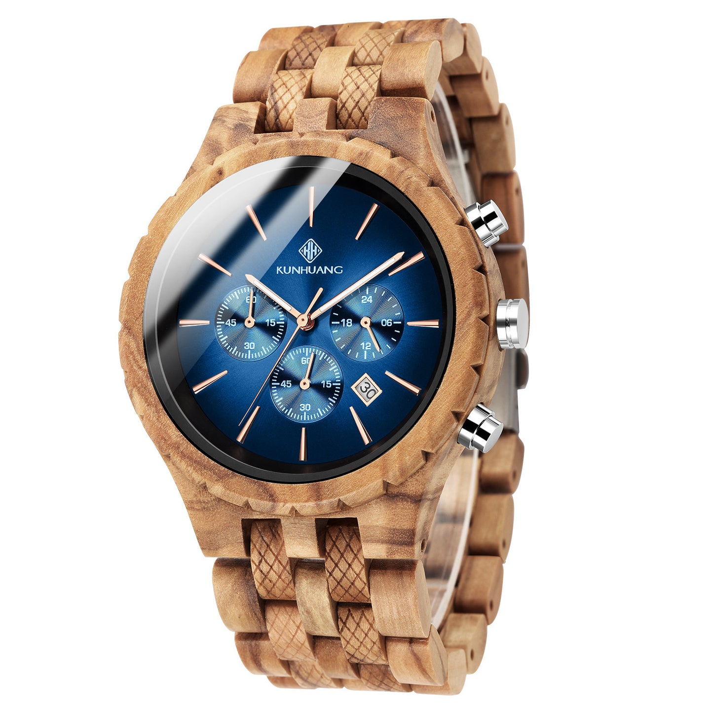 Multifunctional Simple Pure Wood Fashion Watch