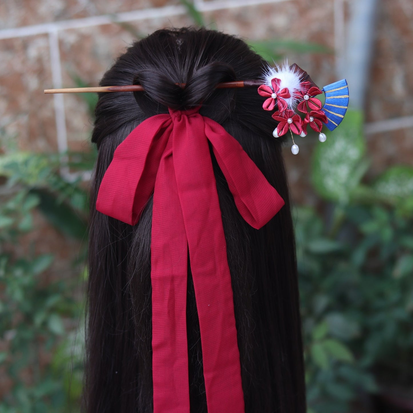 Tangled Plum Blossom Hairpin Rising Bamboo Retro