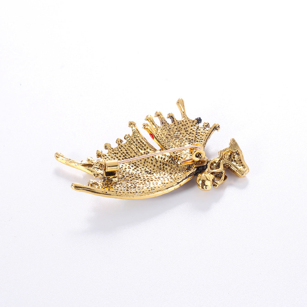 Fashion Vintage Butterfly Angel Brooch