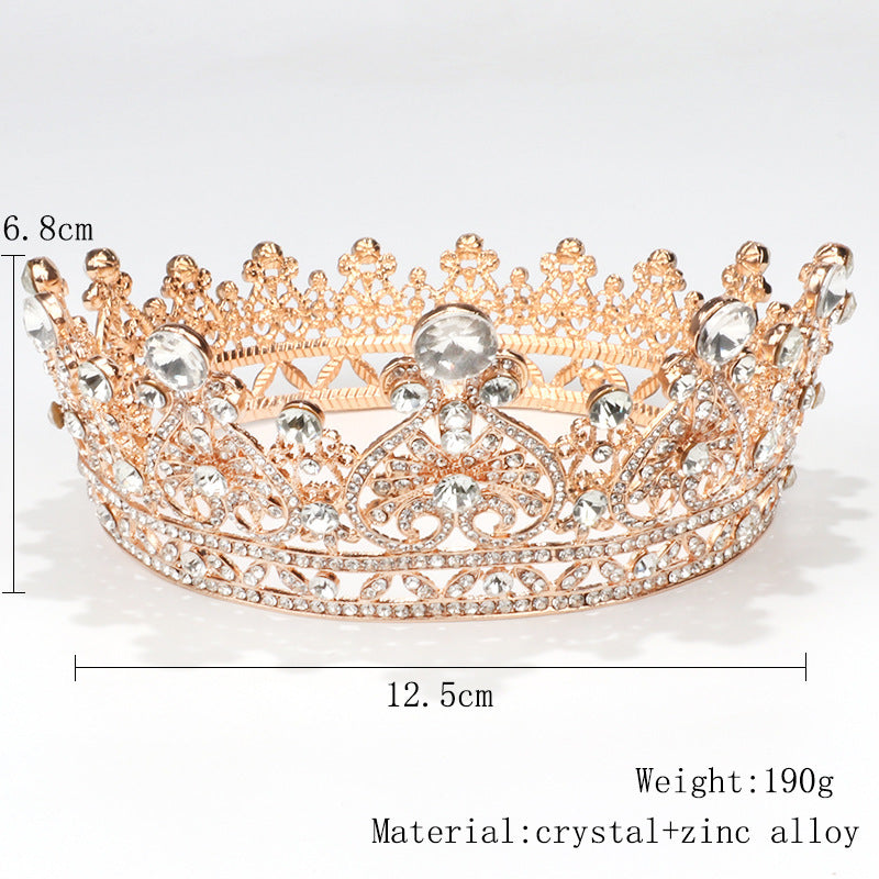 Atmospheric European And American Bride Princess Wedding Crown Baroque