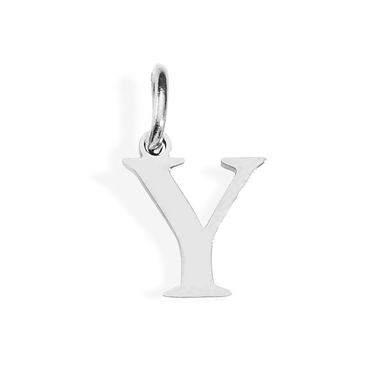 26 Letter Pendant Couple Bracelet Necklace English Pendant