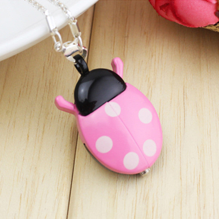 Cartoon beetle hanging chain pocket watch