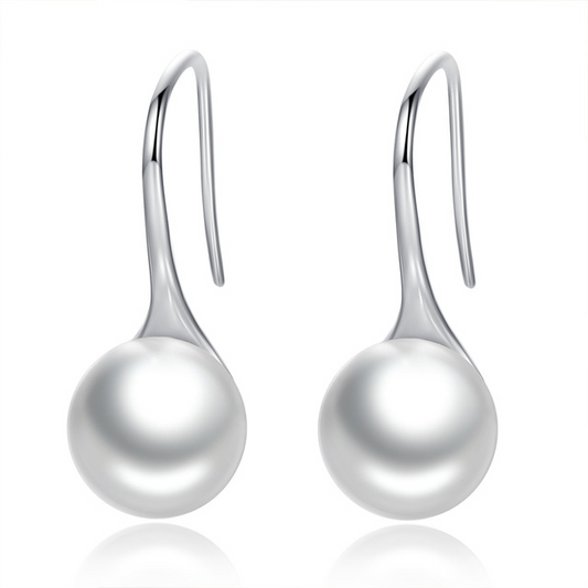 Korean Temperament All-match Female Pearl Earrings