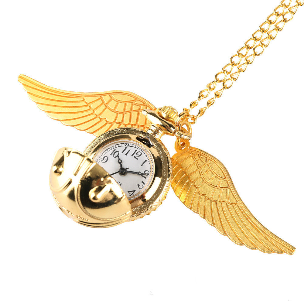 Golden pocket watch