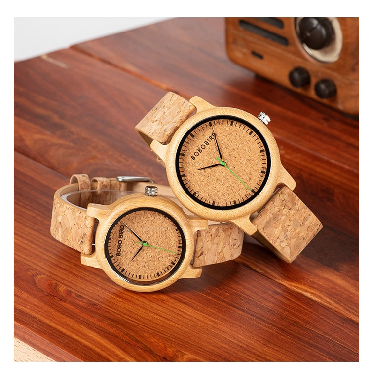 BOBO BIRD Natural Bamboo Watch