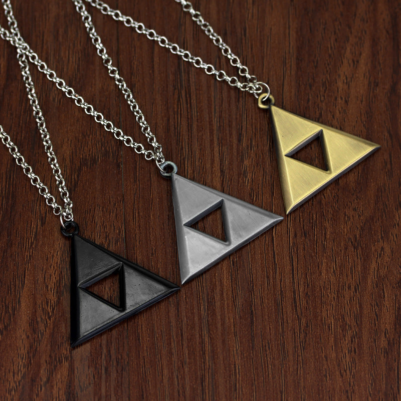 The legend of zelda triangle necklace