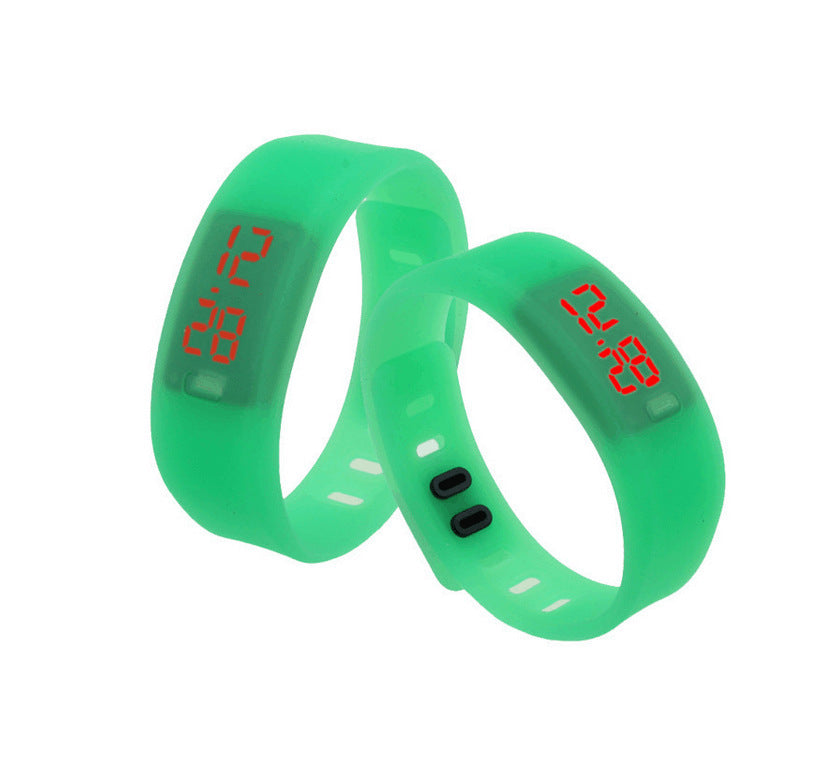 Fashion red light LED bracelet silicone wrist