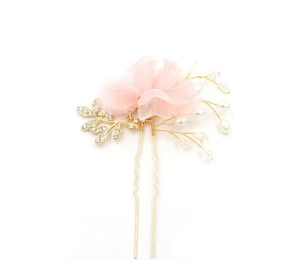 Exquisite And Beautiful Flower Bridal Headdress