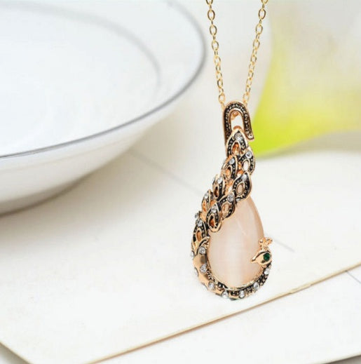 Elegant Waterdrop Rhinestone Jewelry Set