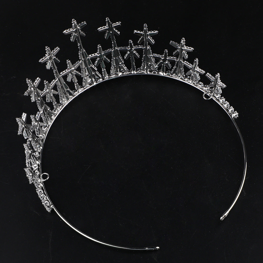 Radiant Zircon Bridal Crown