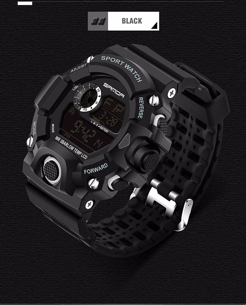 LED Watch Men Waterproof Sport Men Watch Luxury Brand Military Wristwatch For Male Clock Relogio Masculino