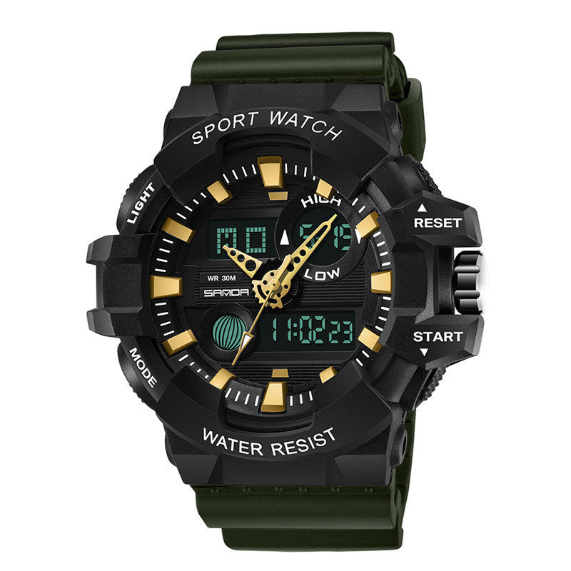 Fashion sports waterproof men's electronic watch