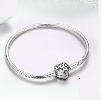 S925 sterling silver bracelet personality Platinum fashion versatile bracelet