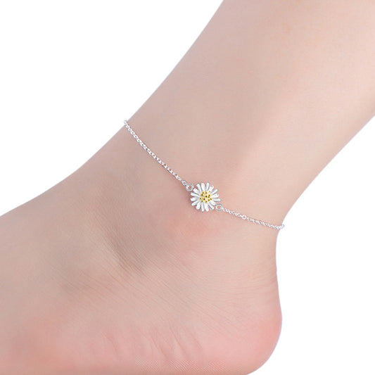 Small daisy anklet