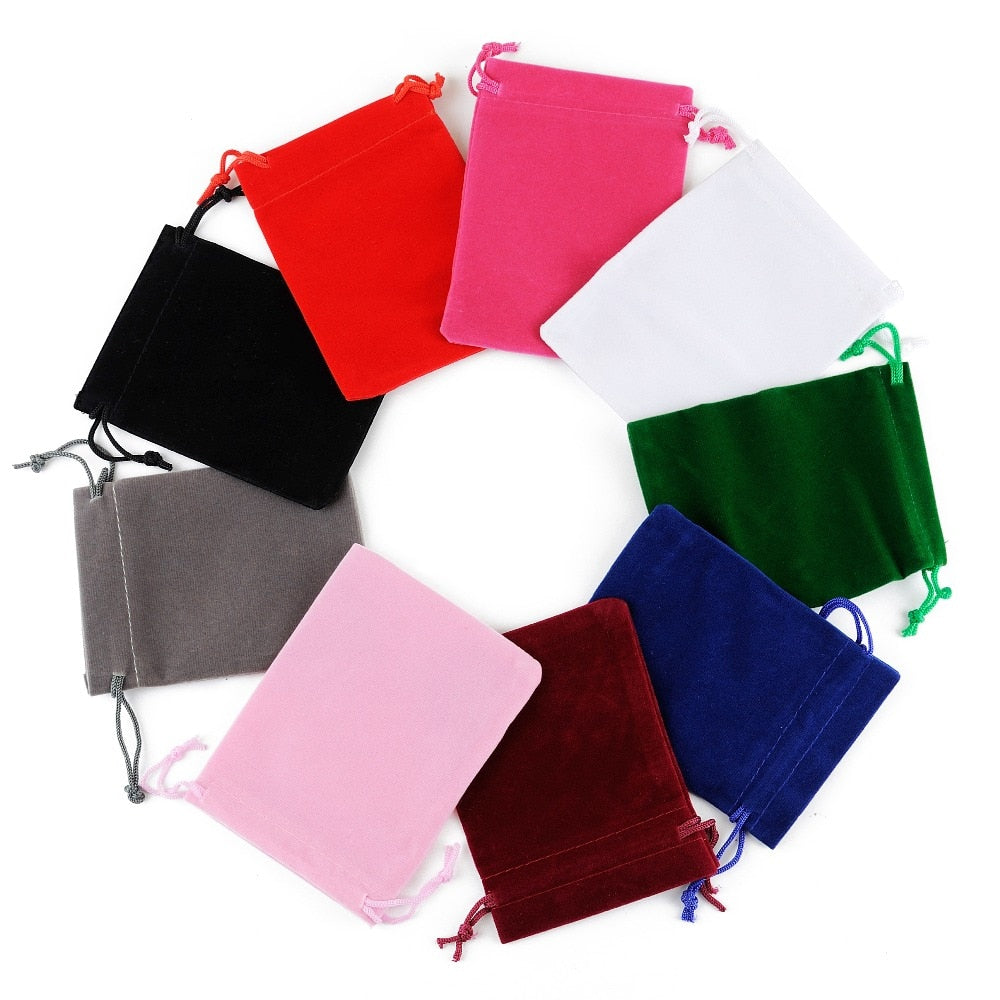 10pcs Drawstring jewelry gift storage bag