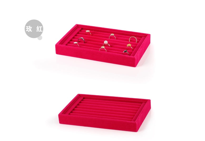 Versatile Jewelry Ring Plate Storage