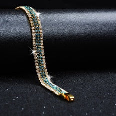 Adjustable Tennis Bracelet 925 Sterling Silver 5A Cubic Zirconia