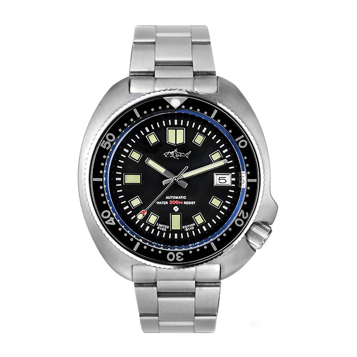 Automatic mechanical steel watch men