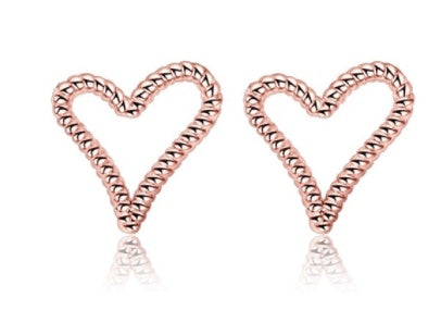 Sterling silver heart-shaped jewelry