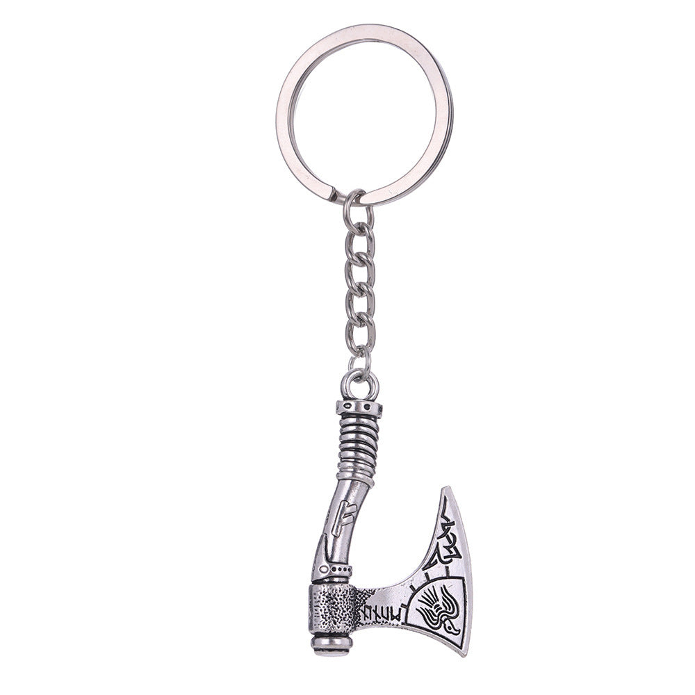 America Southeast Asia Car Keychain Odin Axe