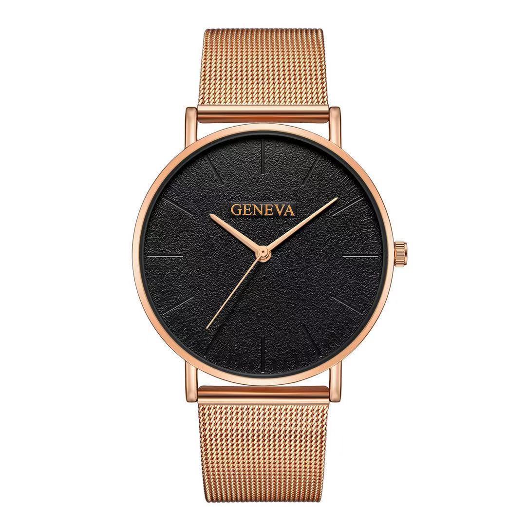 Men's watch men's watch steel mesh strap watch