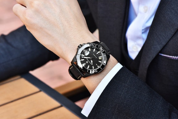 Men's Stainless Steel Mechanical Watch
