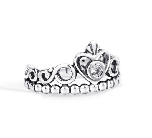 925 Sterling Silver Crown Ring