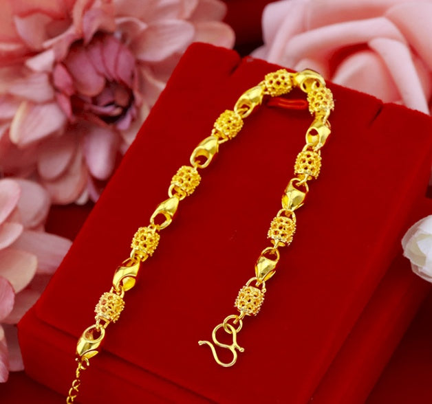 Durable Gold-Plated Brass Bracelet