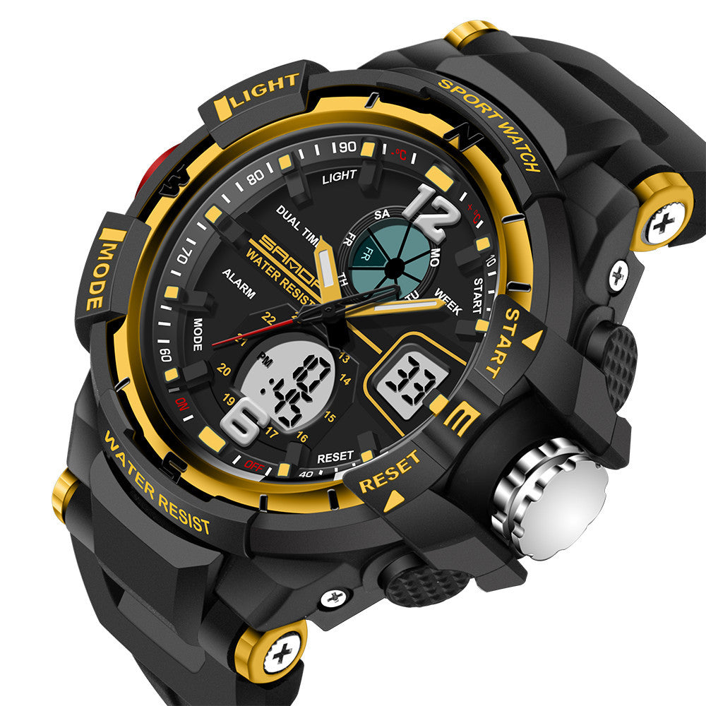 Functional waterproof electronic sports watch