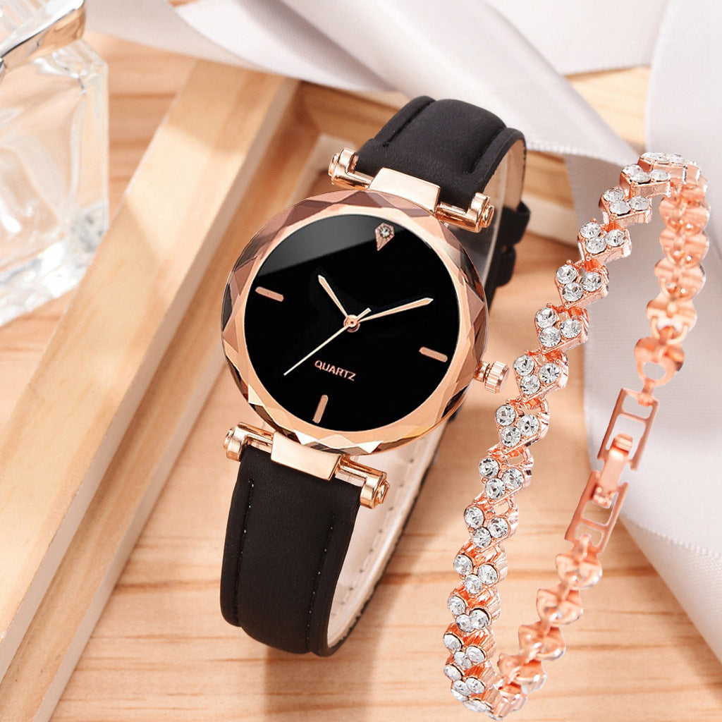 Minimalist Quartz Watch & Bracelet Duo