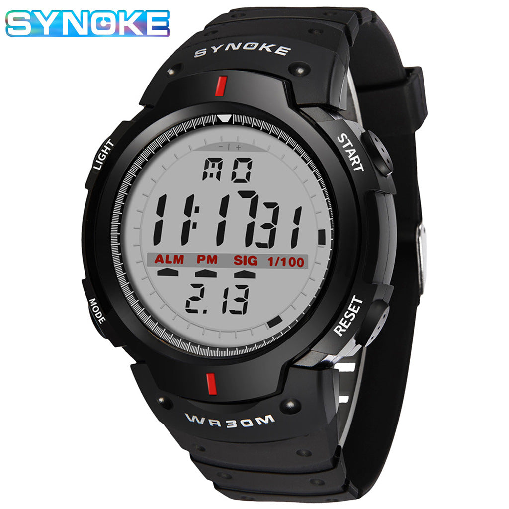 Large Screen Sports Men Waterproof Multifunctional Outdoor Mountaineering Watch