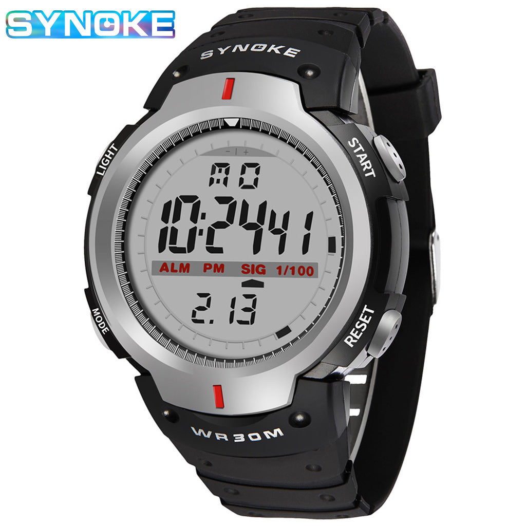 Large Screen Sports Men Waterproof Multifunctional Outdoor Mountaineering Watch