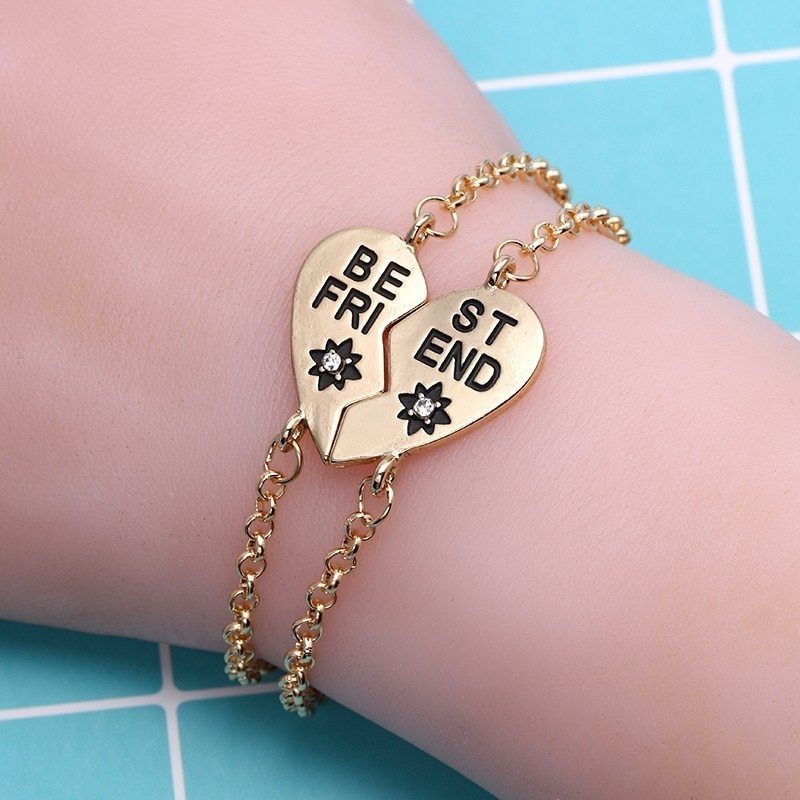 English Letters Best Friends Jewelry Good Friend Bracelet Women