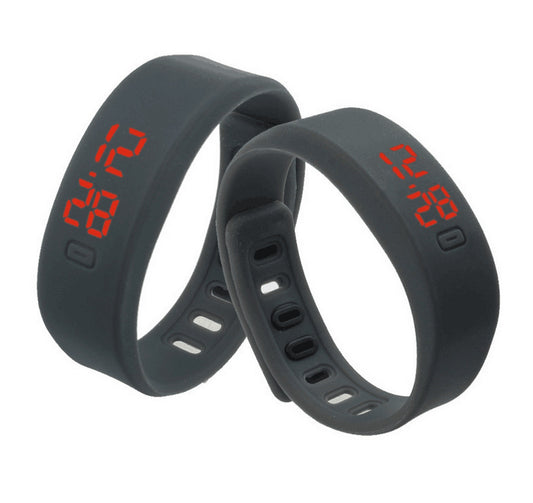 Fashion red light LED bracelet silicone wrist