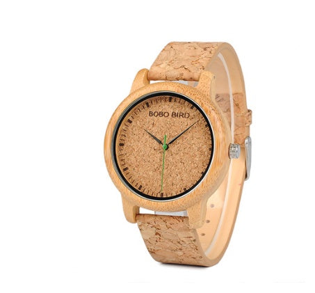 BOBO BIRD Natural Bamboo Watch