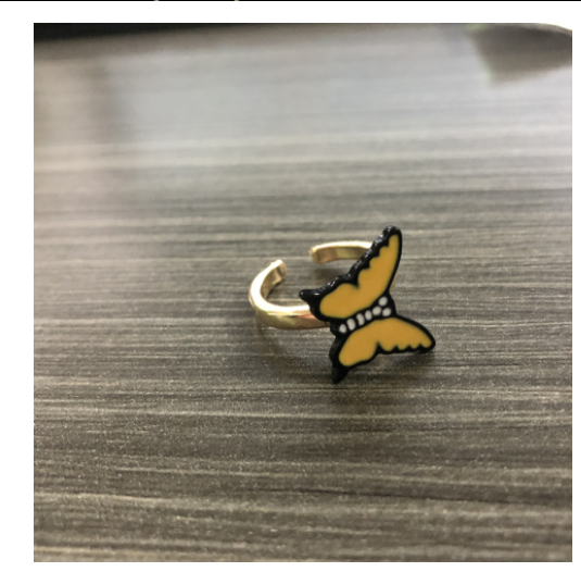 Fashion The Same Sweet Butterfly Revolving Ring