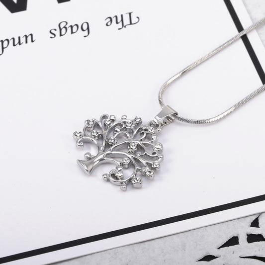 Grand Tree Of Life Multi-Layer Pendant Necklace