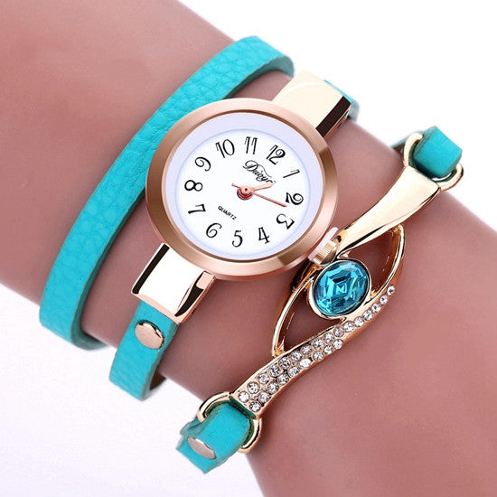 New Fashion Hot Women's Belt Three Circle Wristwatch