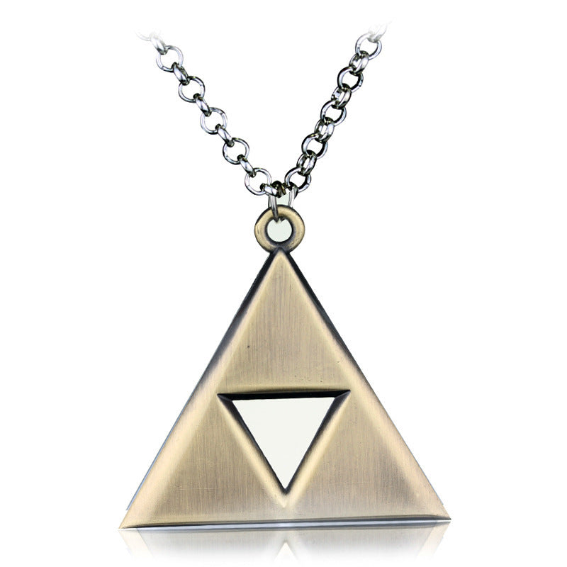 The legend of zelda triangle necklace