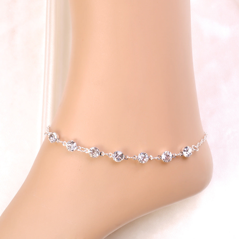 ohemian Crystal Anklet