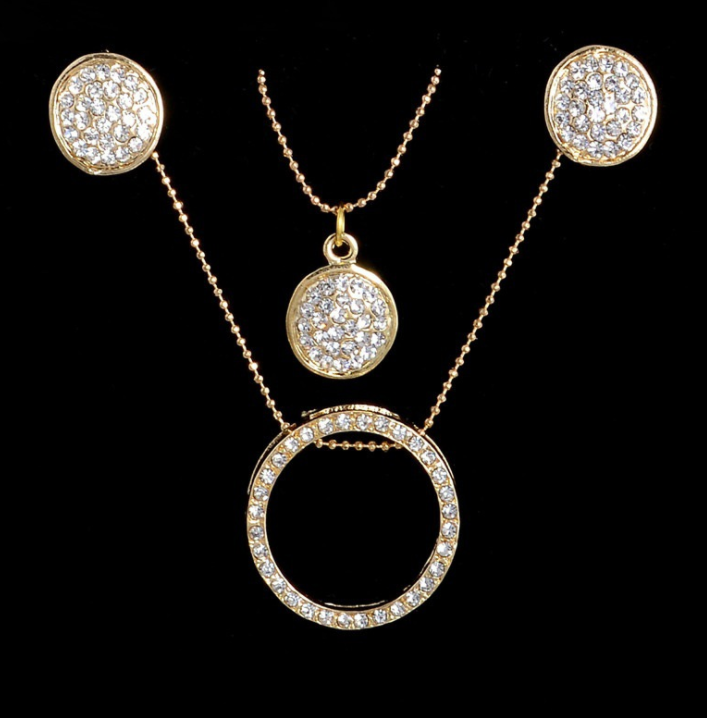 Jewelry set gold women