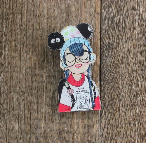 Fashionista Friend Pins - Nerdy