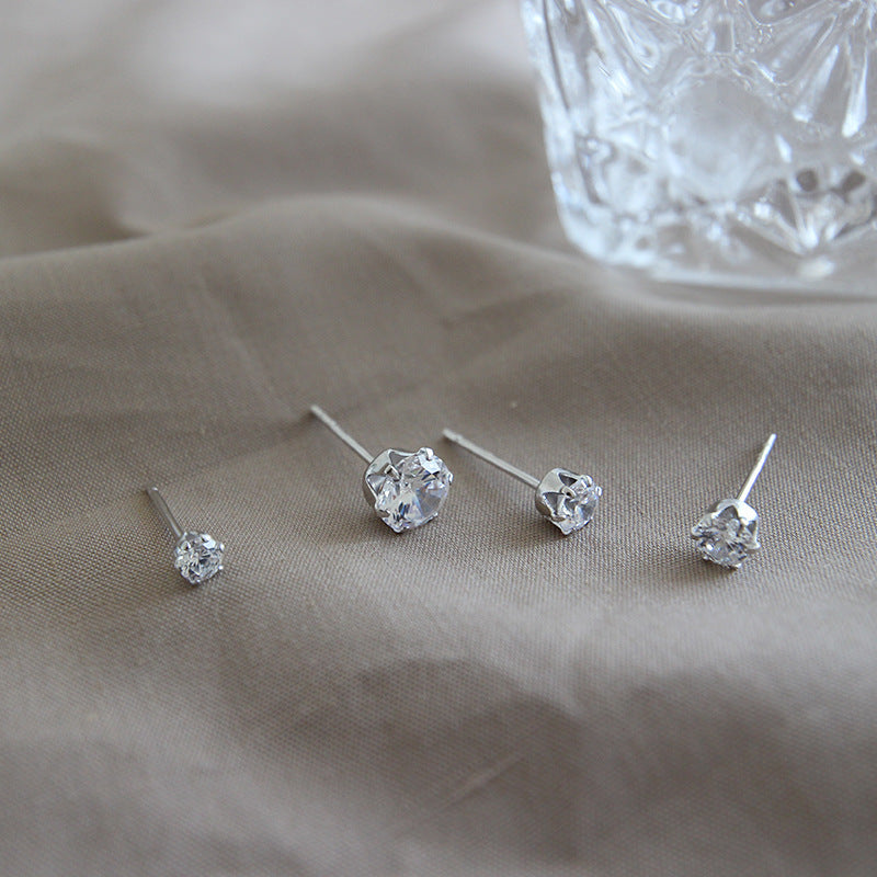 S925 Sterling Silver Stud Earrings