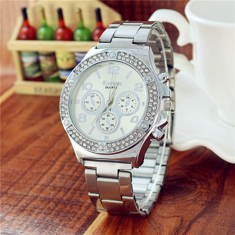 Relogio Feminino New Brand Kanima Crystal Casual Quartz Watch