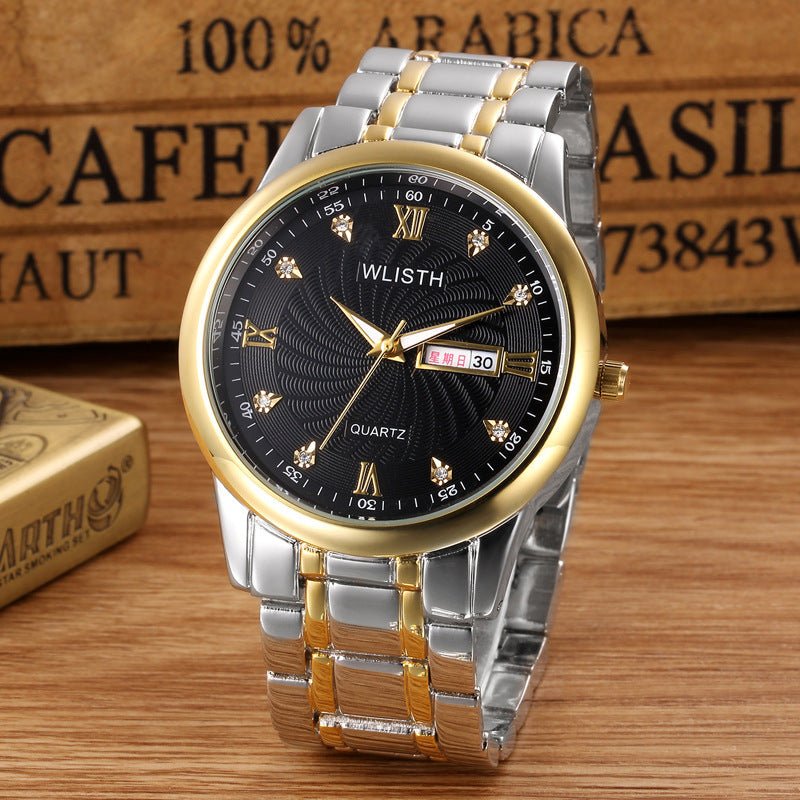 Steel Band Waterproof Watch