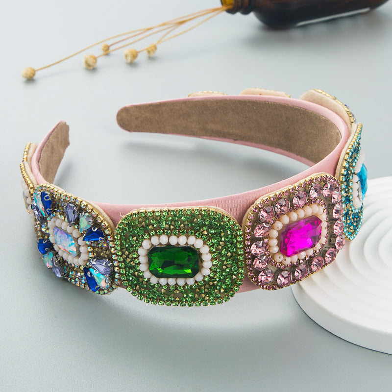 Fashion Bright Crystal Baroque Headband