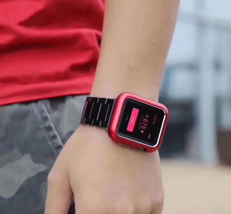 Compatible with Apple, Magnetic metal iwatch case