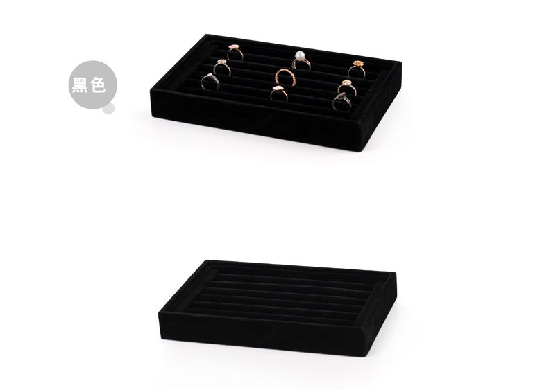Versatile Jewelry Ring Plate Storage
