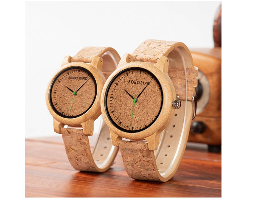 BOBO BIRD Natural Bamboo Watch