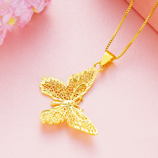 Butterfly Pendant Chain Necklaces